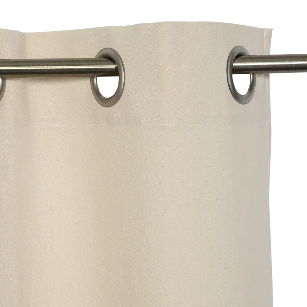 Штора с люверсами Jeanne Trench, 135х280 см, однотонный, цвет бежевый INSPIRE STLM-2203527 - Вид №3