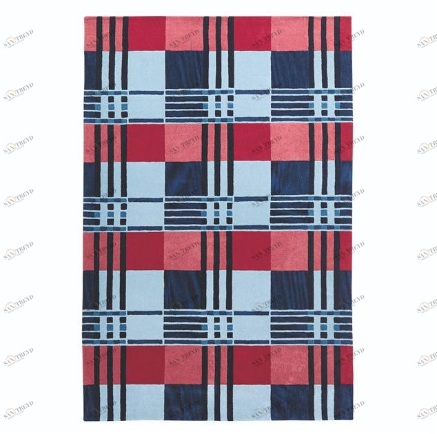 Toulemonde Bochart Прямоугольный шерстяной коврик с геометрическими мотивами Organic sun-id-1488693