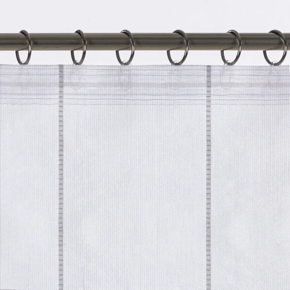 MIAMOZA Тюль Ванесса с полосками 300x280 см бежевый 89398908 STLM-1569972 - Вид №1