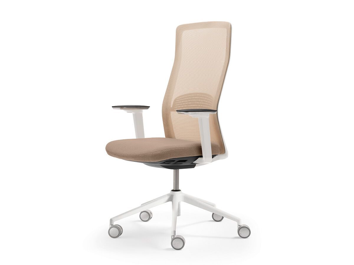 Пластиковый операционный офисный стул с подлокотниками 5 спиц Quinti Sedute It's It ARCH-00103539