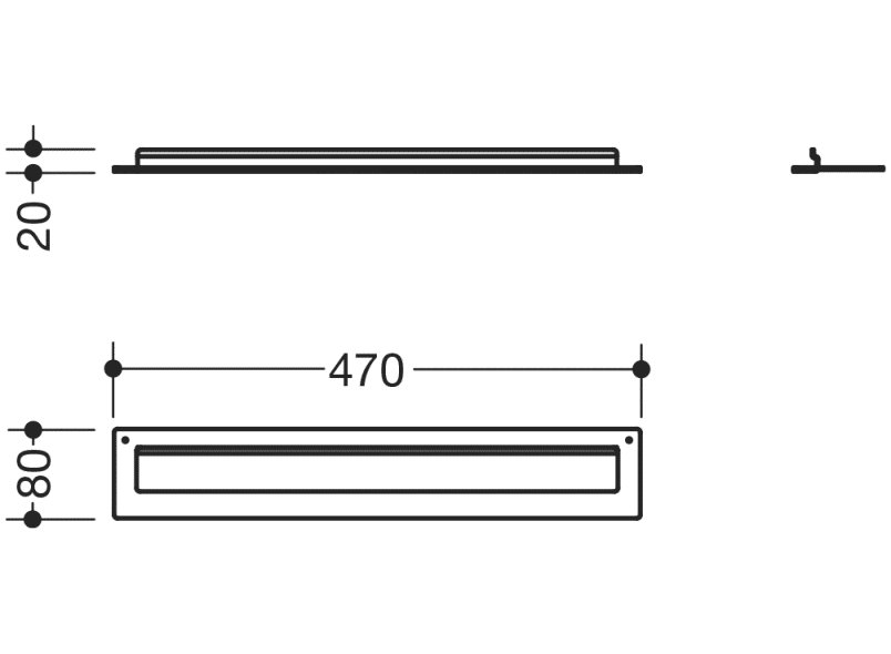 950.13.0026 вешалка для полотенец HEWI Waschtische  - Вид №1