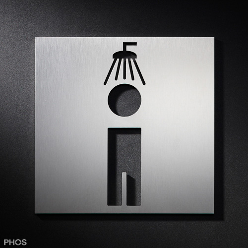 PS2001 Пиктограмма мужского душа PHOS 