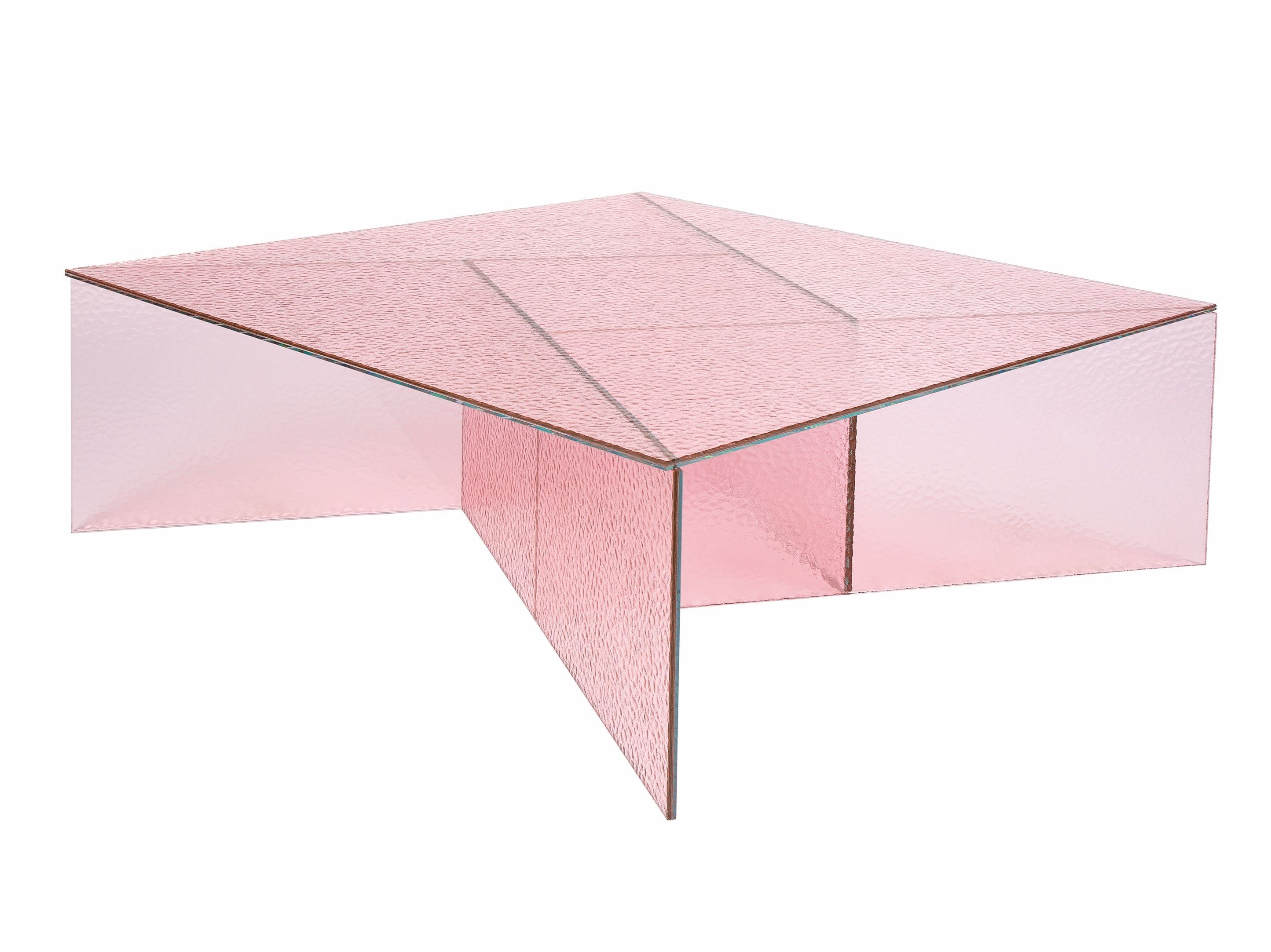 Квадратный стеклянный журнальный столик In Stock Pulpo ARCH-00138600