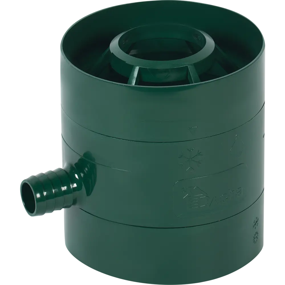 82212810 Водосборник Dacha 80 мм зелёный STLM-1018032 DÖCKE 