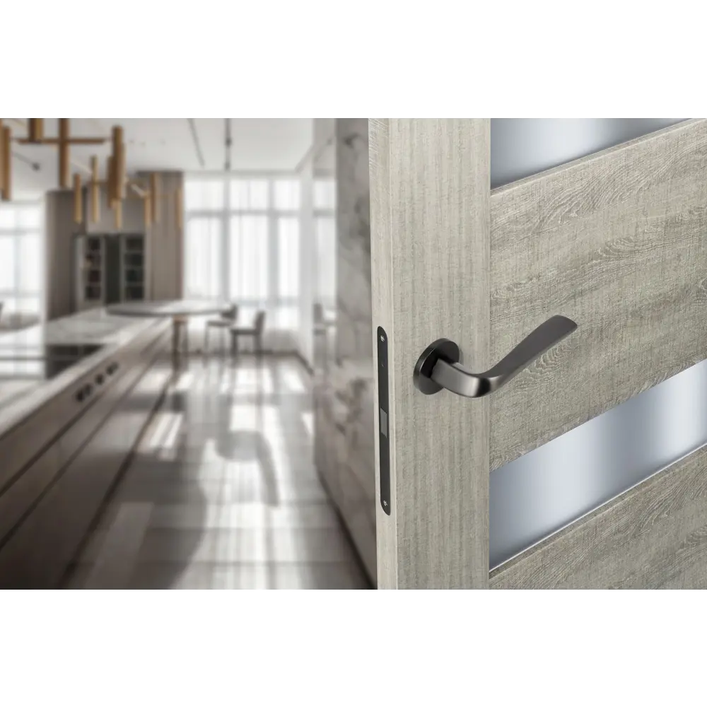 Дверные ручки Edson EDS-85B-R2 графит для межкомнатных дверей 85169292 STLM-0059360 - Вид №5