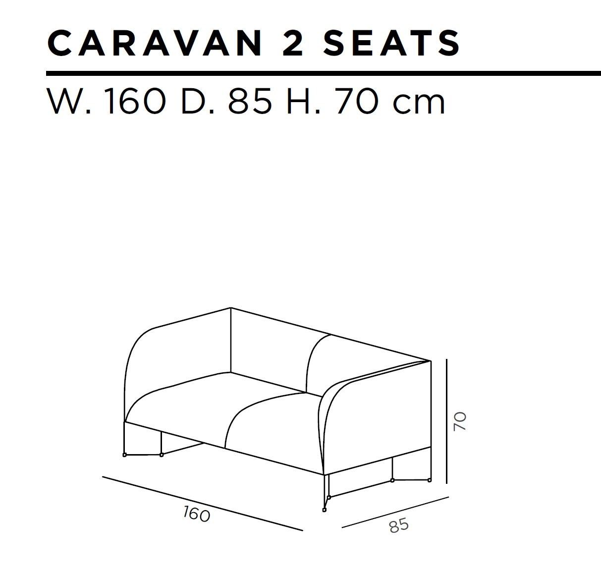 Кожаный диван с металлической основой DE CASTELLI Caravan ARCH-00002500 - Вид №2