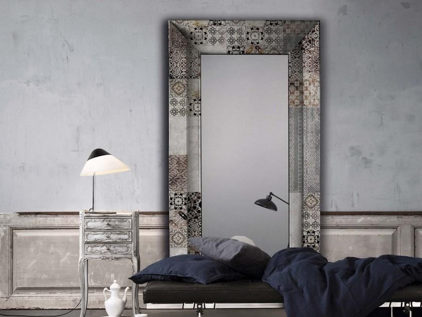 MOMENTI Прямоугольное зеркало из стекловолокна в раме Crazy home furniture - maiolica collection sun-id-1355519 - Вид №1