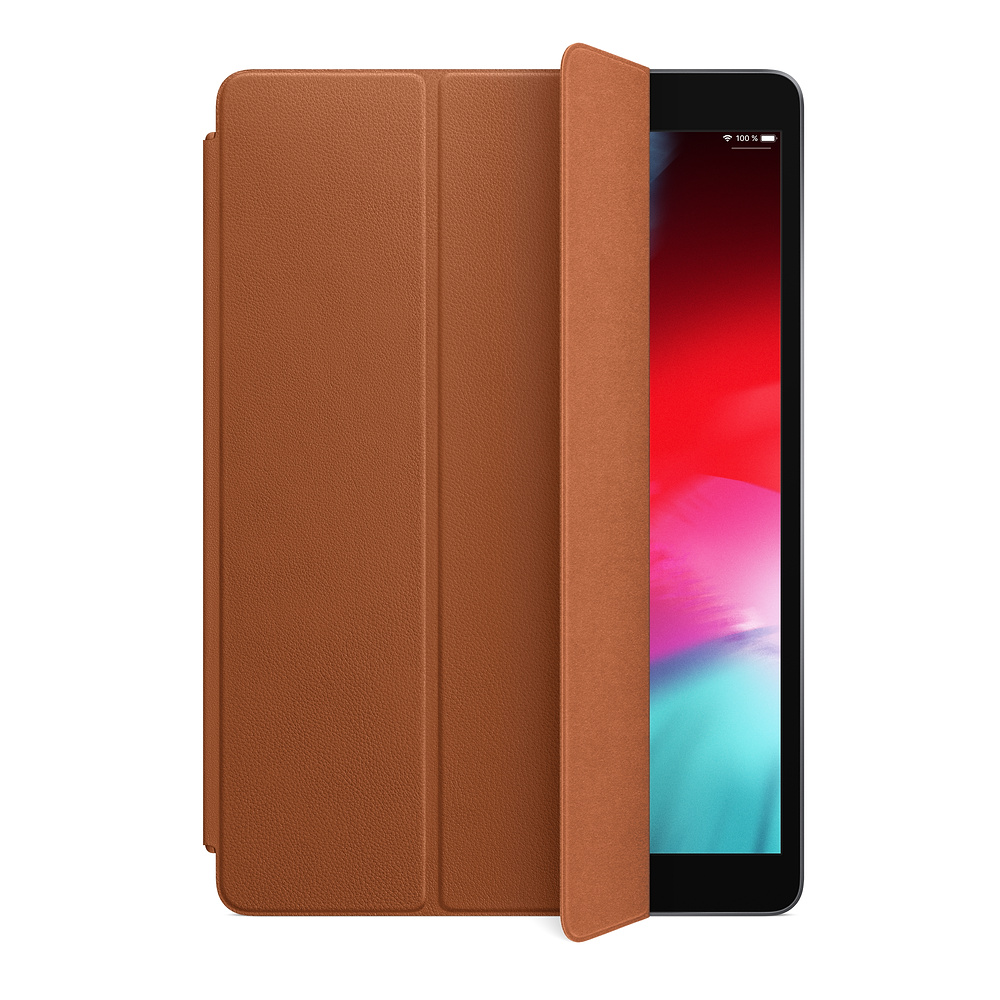 MPU92ZM/A Leather smart cover for 10.5 ipad pro - saddle brown Apple Santreyd  - Вид №3