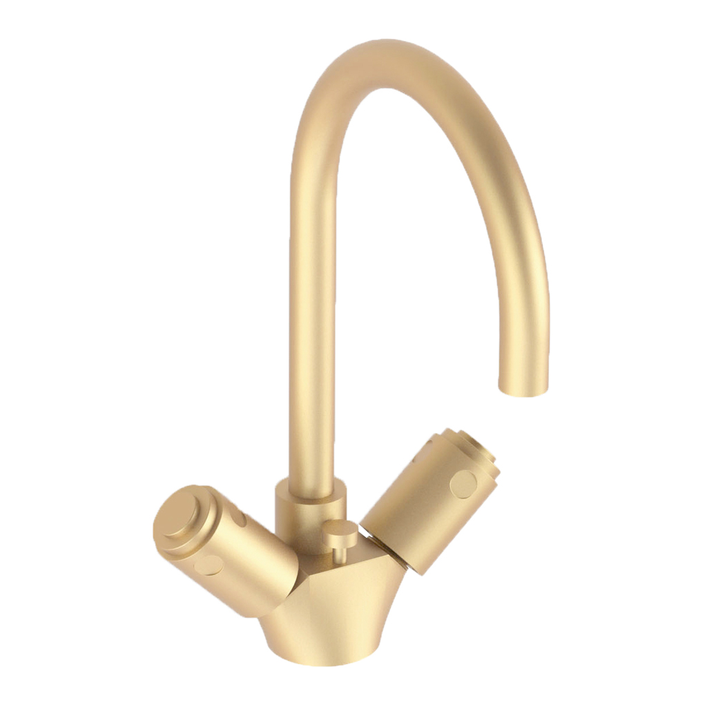 C32-1101 C32-1101 Смеситель для раковины на одно отверстие ГЛАДКАЯ ЗВЕЗДА Cristal & Bronze STAR LISSE  - Вид №3