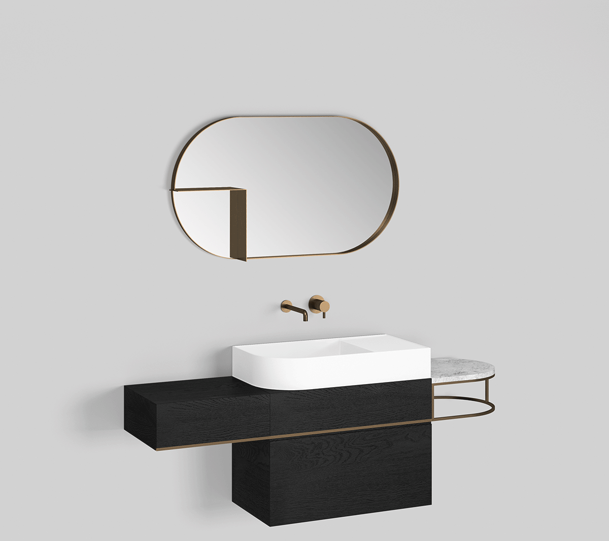 com_EXLAV70SXNOU Накладная раковина на столешницу  прямоугольная Ex.T Nouveau - Вид №6