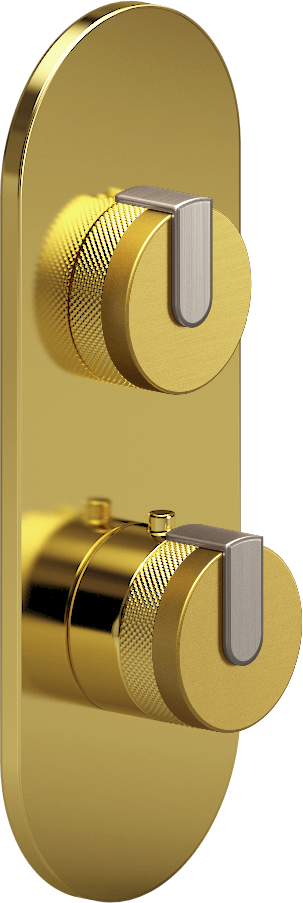 E-8026-R1BAUE0-L1BNi-AU-T Планка M-Series с 2 ручками - Внешняя часть GRAFF MOD+