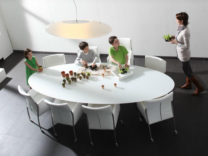 Joli Овальный керамический обеденный стол Elyps sun-id-1462466 - Вид №5