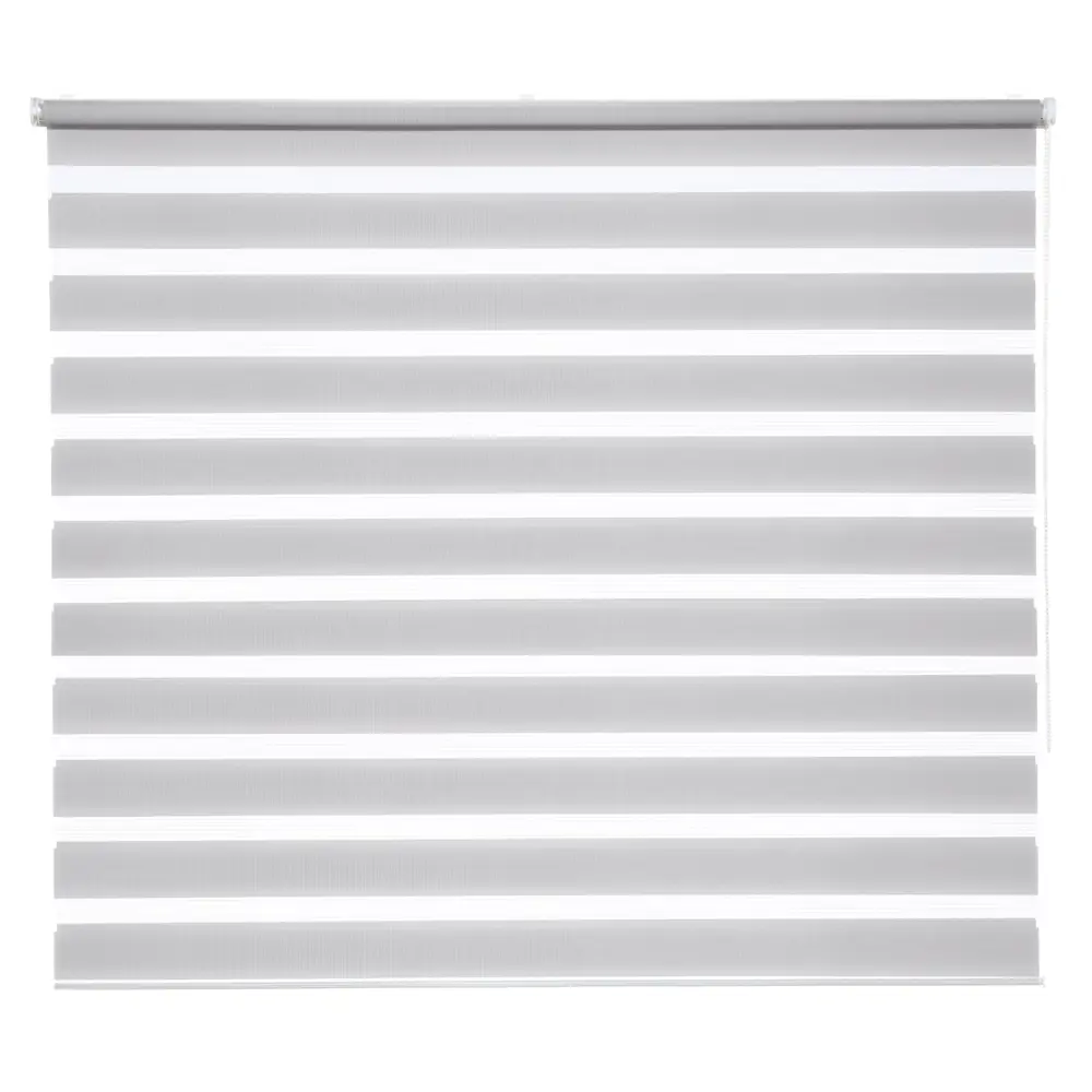 INSPIRE Peter — рулонная штора день-ночь светло-серая 140x175 см 85225683 STLM-0060117 - Вид №1