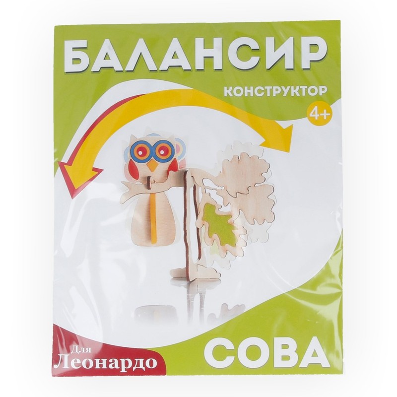 14 Конструктор-БАЛАНСИР №3 Сова 15 элемент. Mod BALANCE TOYS 