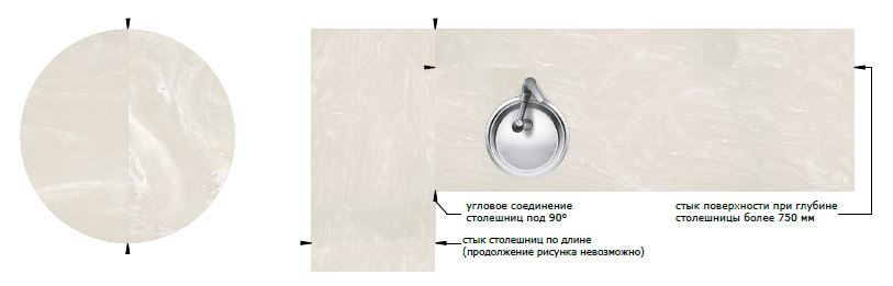 Столешницы для кухни - Атитлан LIGRON LIST167 1820 - Вид №4