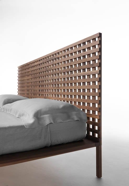 Деревянная двуспальная кровать со стенным изголовьем Casamania & Horm Twine L ARCH-00144389 - Вид №2