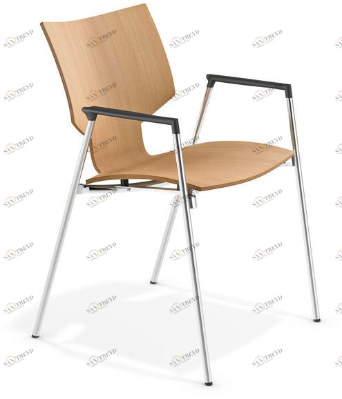 Деревянный стул с подлокотниками Lynx i 3572-10 Santreyd