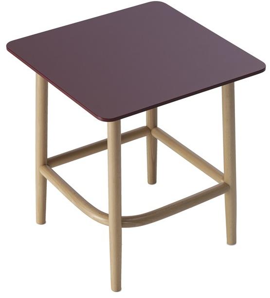 Wiener GTV Design Квадратный деревянный журнальный столик Single curve sun-id-1505347 - Вид №1