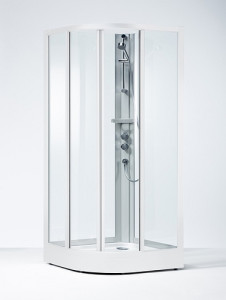 633580 IFO Душевая кабина круглая из кварца SKR VK, Кабины SKR V 900 x 900