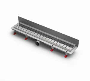 Водоотводящий желоб ALPEN Medium ALP-650MN2 к стене с рамкой