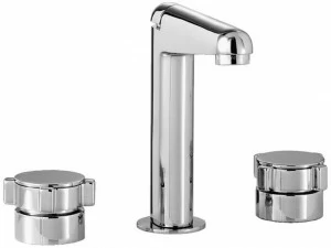 RUBINETTERIE STELLA Смеситель для раковины на 3 отверстия с регулируемым изливом Aster At00015cr00