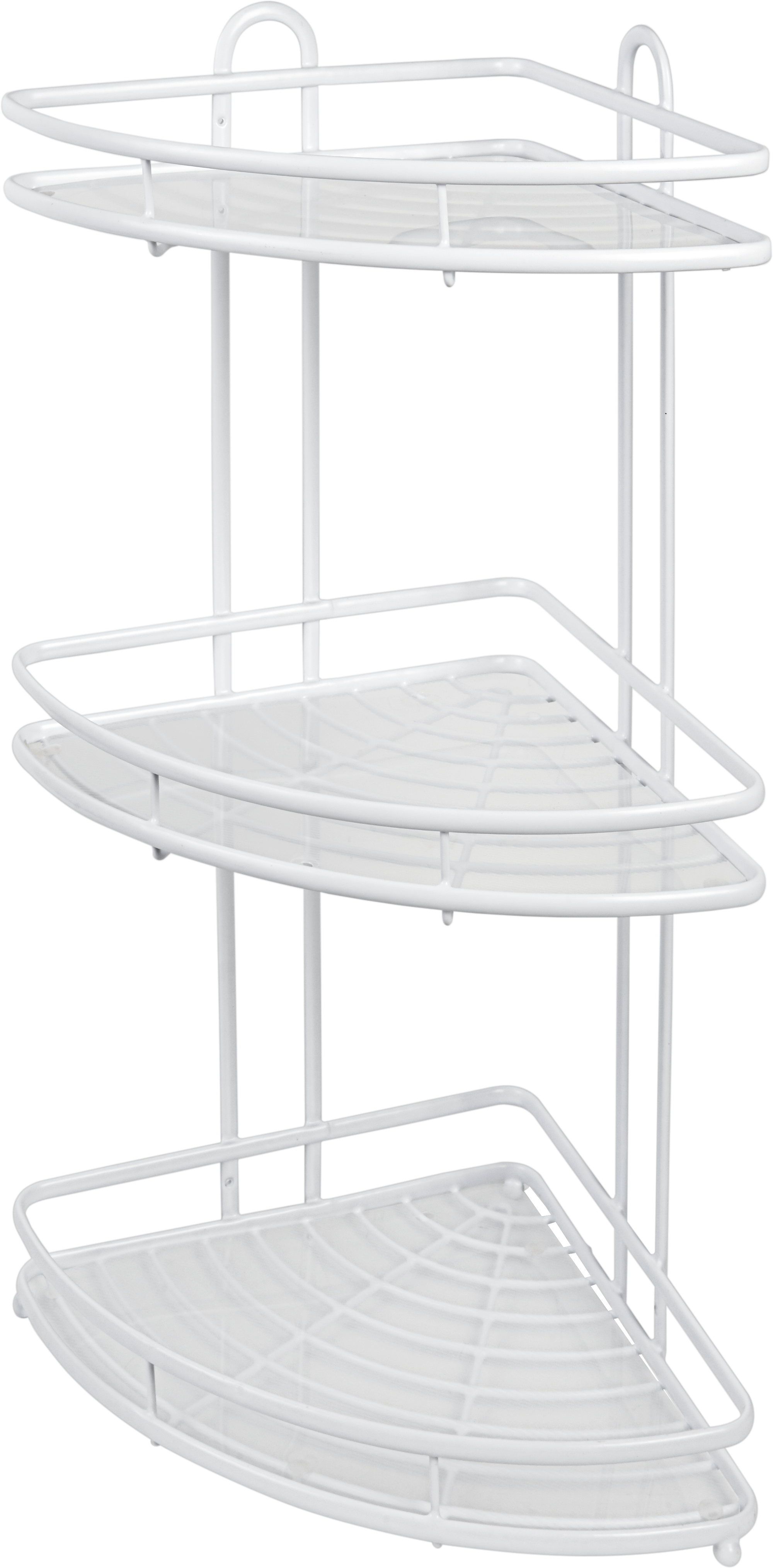 SWENSA Угловая полка для ванной Termo трёхъярусная матовая белая 82395571