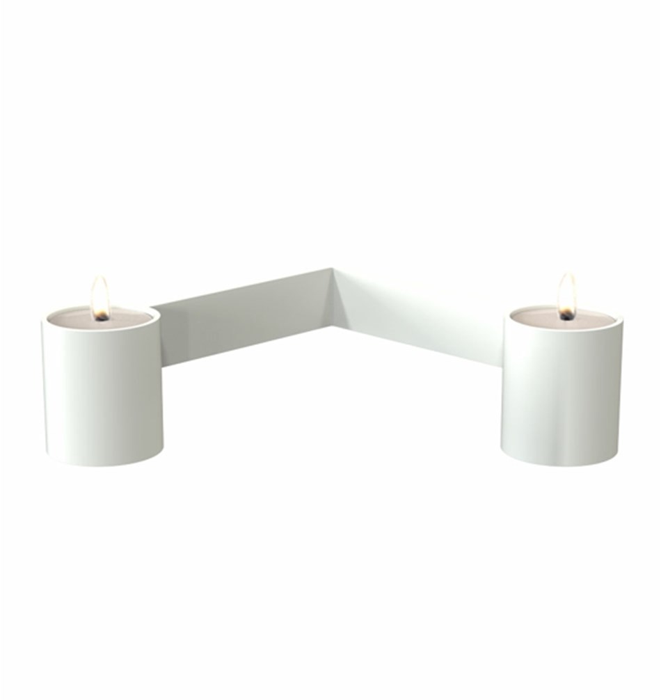 FROST Подсвечник 2004 » белый Нержавеющая сталь Белый N2004-W 