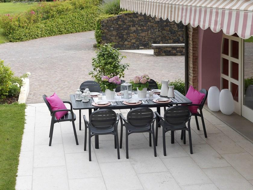 Nardi Штабелируемый садовый стул из полипропилена с подлокотниками Alloro sun-id-1474083 - Вид №5