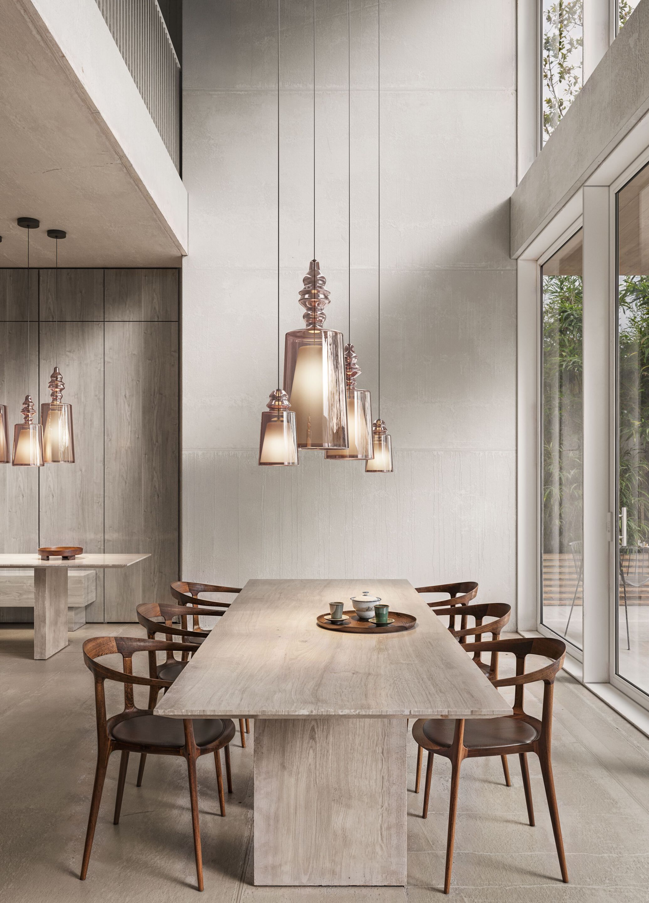 Подвесной светильник из боросиликатного стекла Karman Alibaglass ARCH-00142377 - Вид №5