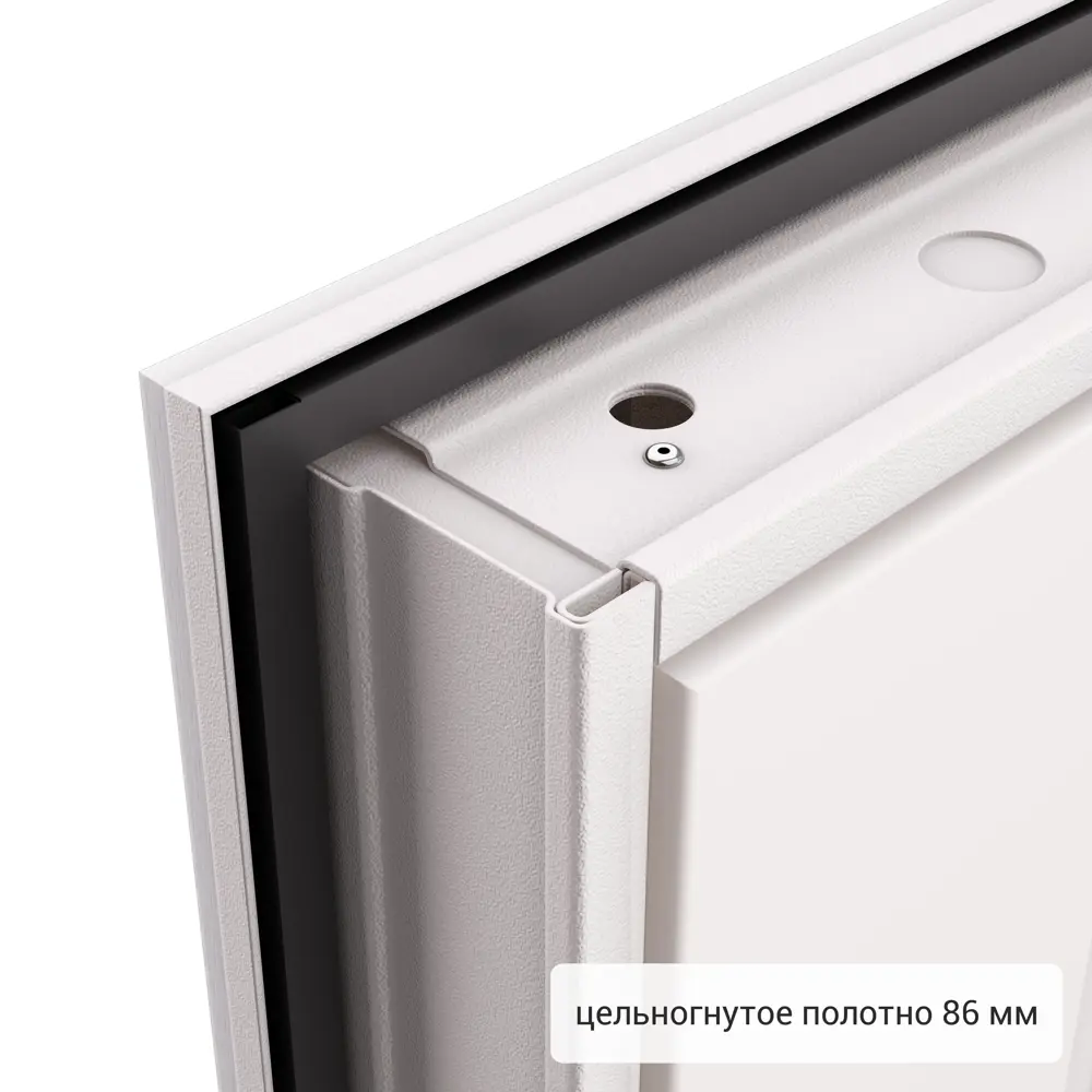 Дверь входная металлическая Фолд грет 880 мм левая цвет белый TOREX STLM-2129406 - Вид №9