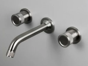 Super Inox Смеситель для умывальника настенный из нержавеющей стали с 3 отверстиями Rétro 0281196x