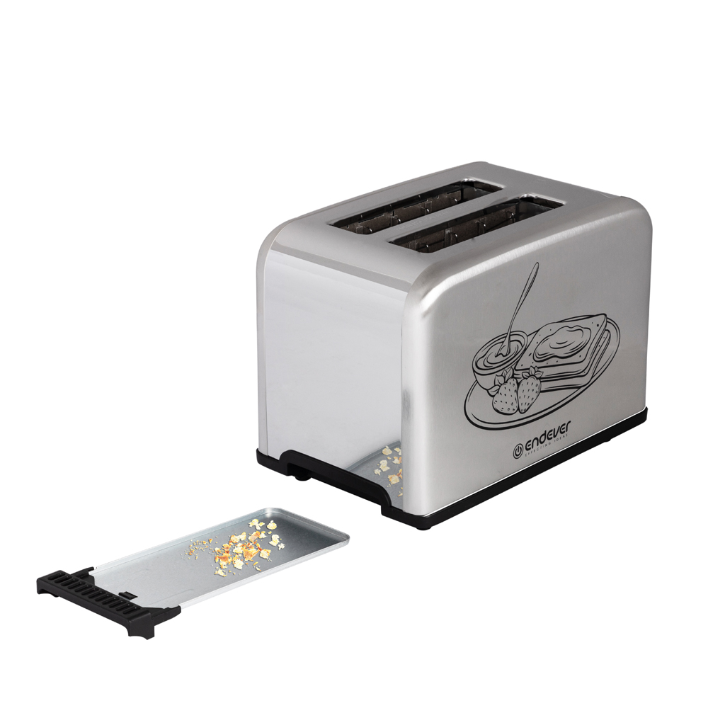 9905709 Тостер Endever Skyline ST-143 серый STDN-0080132 - Вид №3
