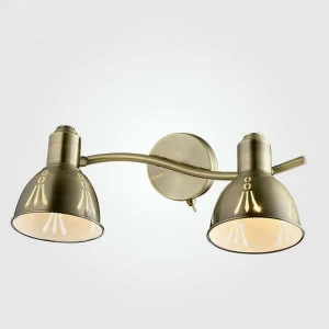 Спот настенный на 2 лампы античная бронза "Азимут" 20052/2 EUROSVET АЗИМУТ 00-3926381 Бронза