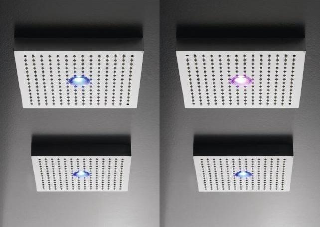 ZAZZERI Лейка дождевого душа потолочная с подсветкой Shirò Shiro sun-id-1497053 - Вид №2