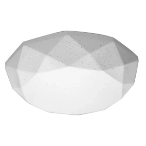 Светильник настенно-потолочный светодиодный Эйри, 12 м², 24 Вт, холодный белый свет, цвет белый матовый