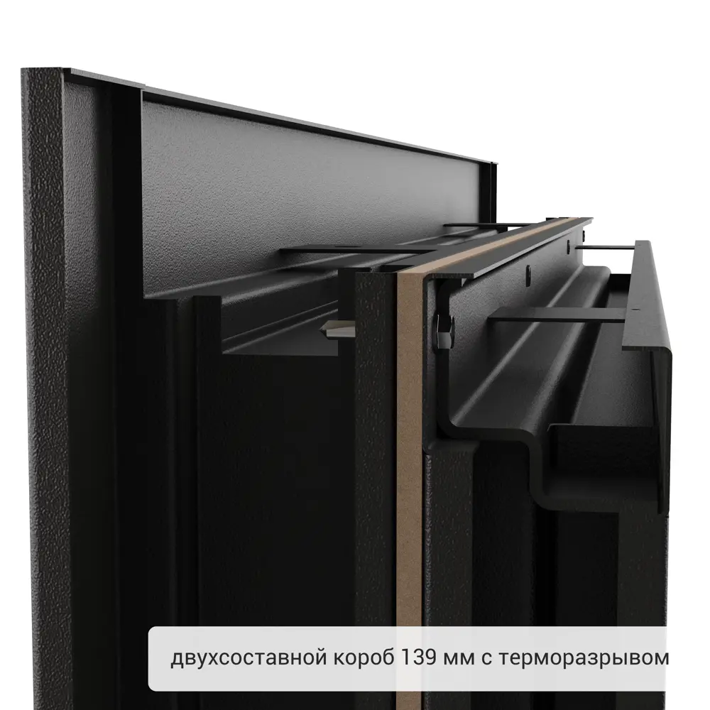 Дверь входная металлическая Норда 950 мм правая цвет вест светло-серый TOREX STLM-2196182 - Вид №9