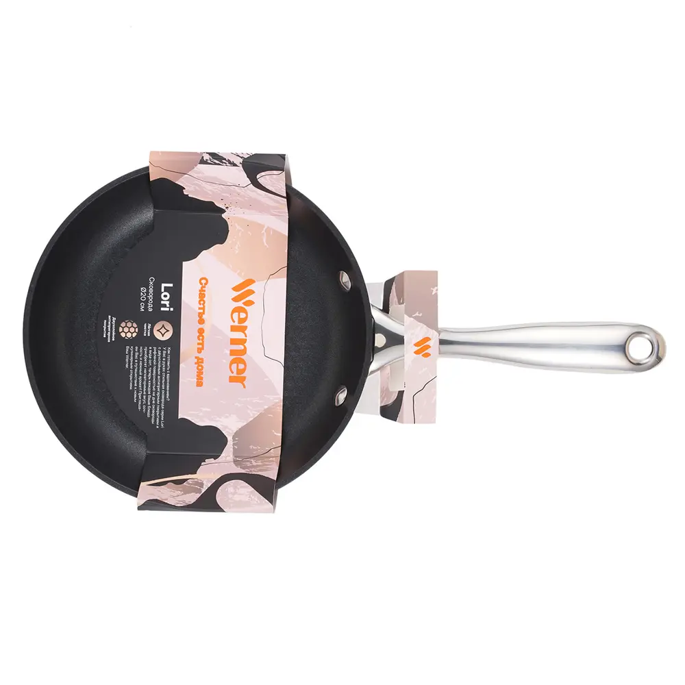 Сковорода Werner Lori 50132 20 см алюминий без крышки цвет черный STLM-2047075 - Вид №3