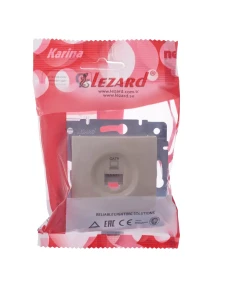 KARINA Розетка компьютерная Cat 6 кремовый