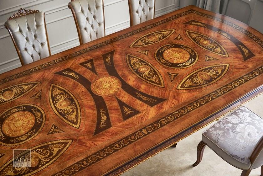 Arvestyle Прямоугольный деревянный стол Orpheo maggiolini As-1730 - Вид №1