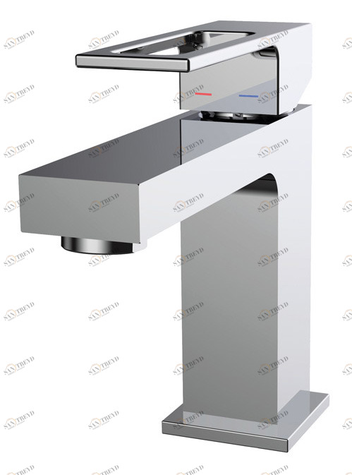 Смеситель на раковину однорычажный без донного клапана CEZARES EFFECT-LSM1-01-W0