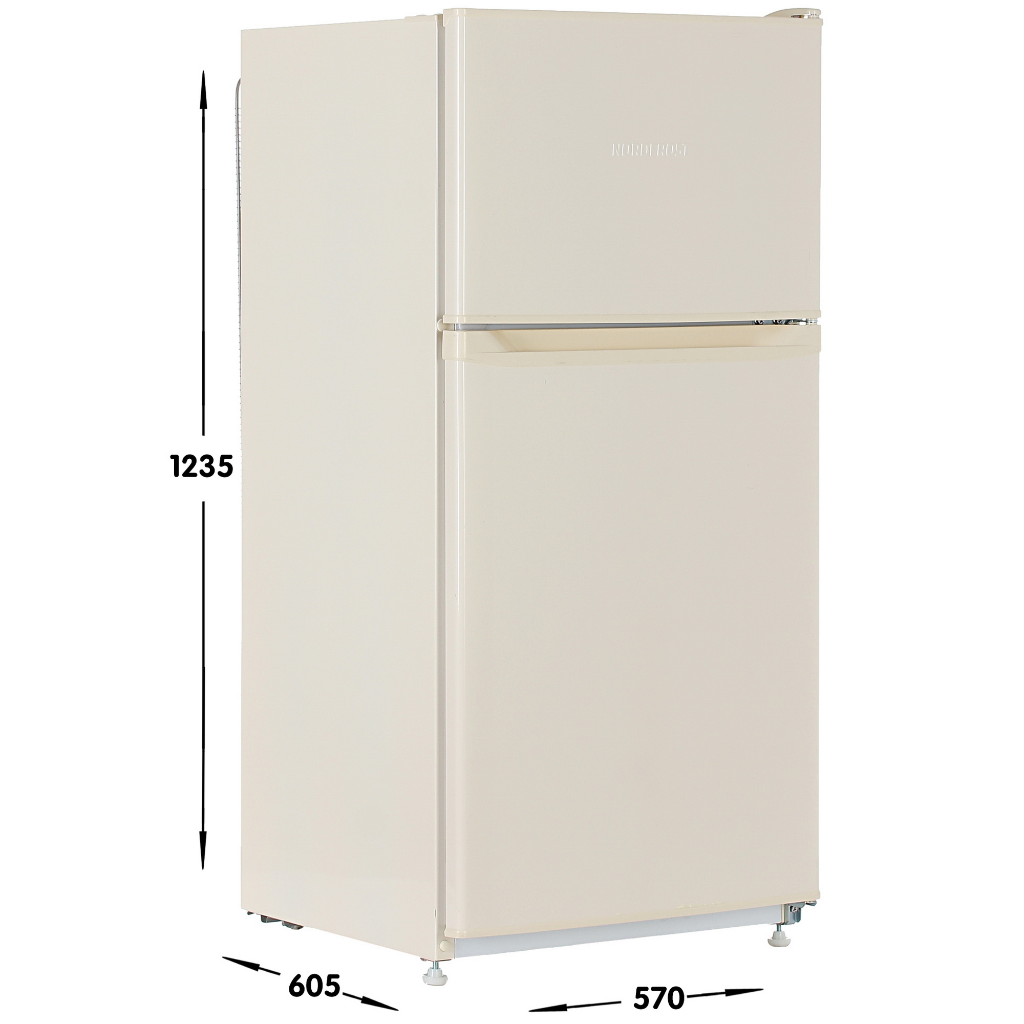 8160858 Холодильник компактный   Nordfrost NRT 143 732 бежевый STDN-0125727 - Вид №6