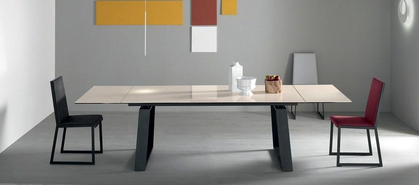 Italy Dream Design Выдвижной прямоугольный обеденный стол из алюминия в современном стиле sun-id-1372031 - Вид №1