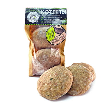 Котлеты из фермерской перепелки Честная кухня Хочу Ещё 600 г Santreyd 23633 - Вид №1