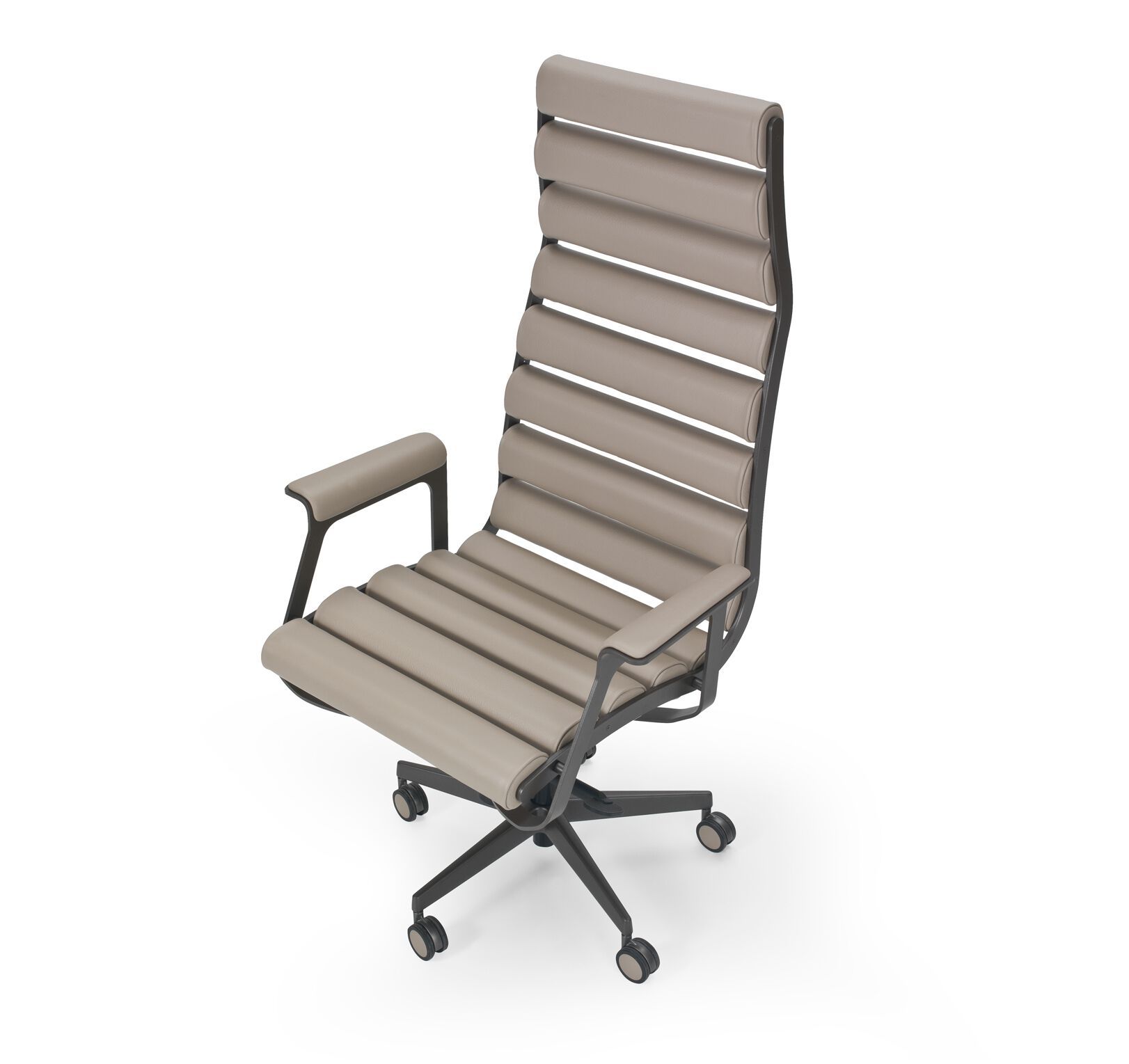 Кожаное вращающееся офисное кресло с высокой спинкой i 4 Mariani ARCH-00027753 - Вид №3