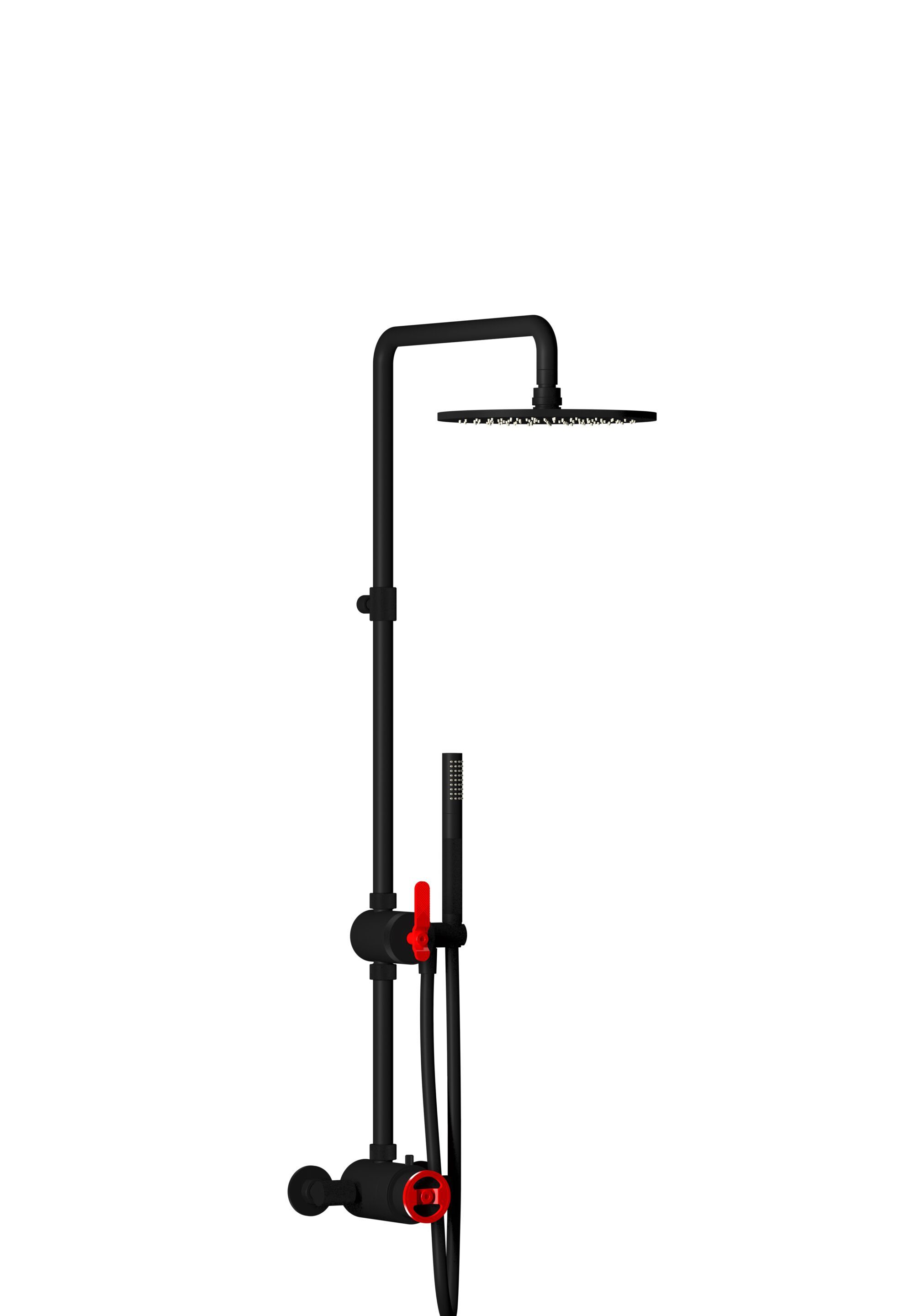 Настенная термостатическая душевая колонна с ручным душем IB Bold ARCH-00071043 - Вид №10