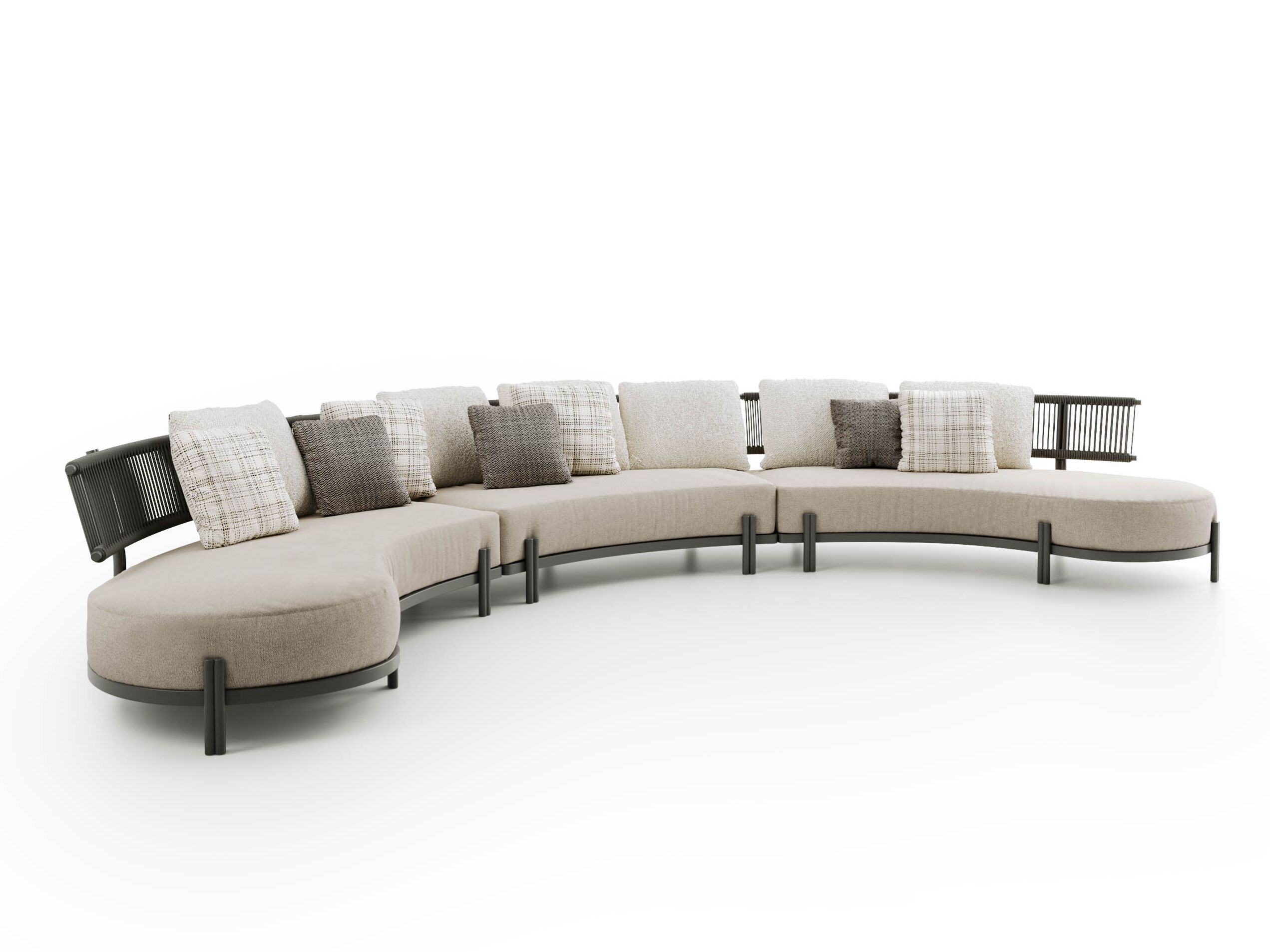 Тканевый модульный садовый диван Atmosphera Лотос ARCH-00038492 - Вид №14