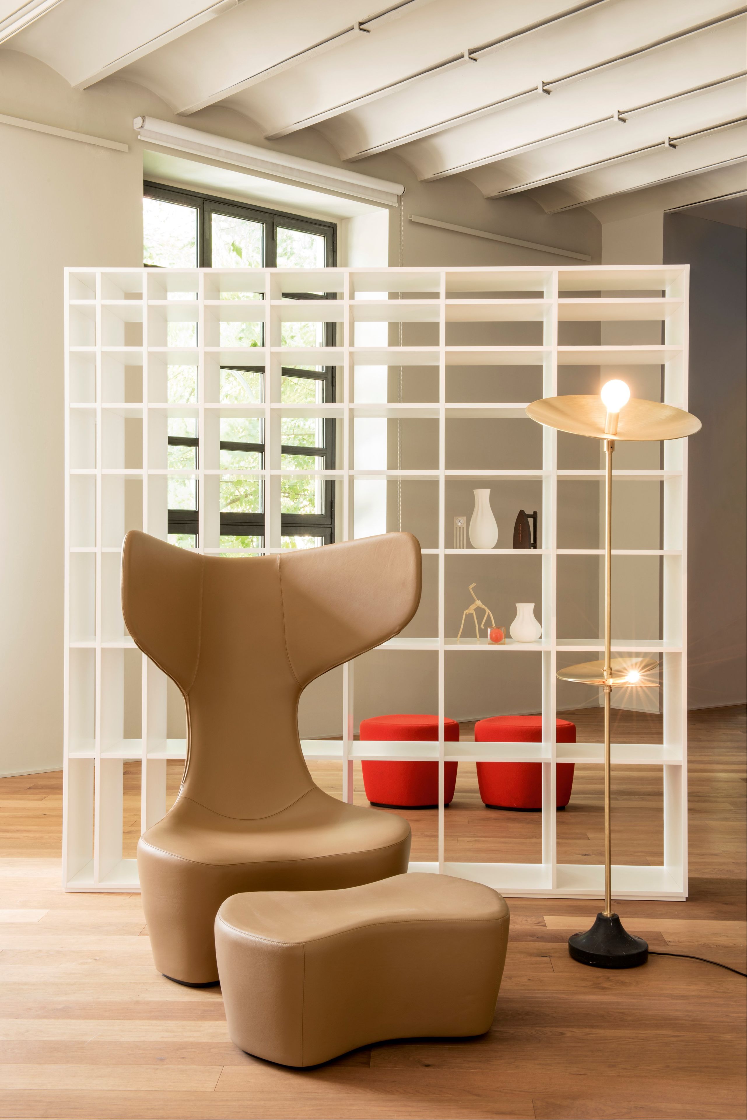 Тканевое кресло с высокой спинкой CAPPELLINI Drum ARCH-00039300 - Вид №6