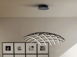 108965 Подвесной светильник 86Ø черный Schuller Trama