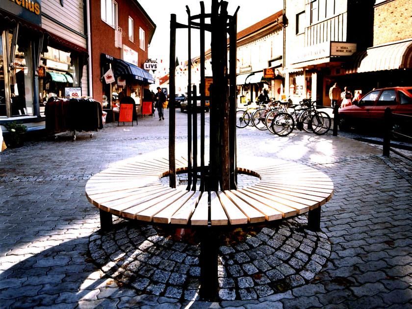 Nola Industrier Изогнутая модульная скамья из дуба sun-id-1347726 - Вид №2