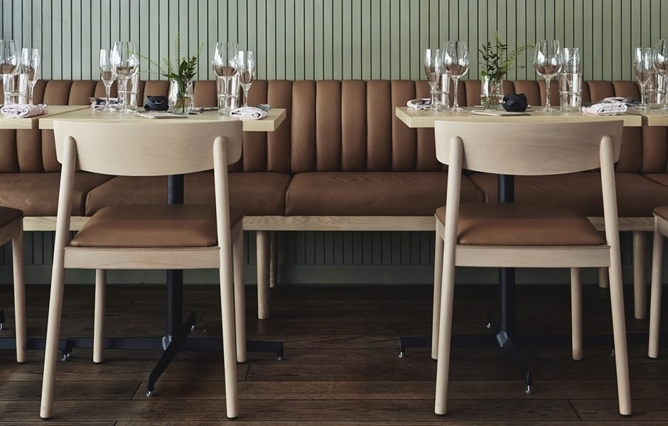 Штабелируемый стул из бука с мягким сиденьем Andreu World Smart ARCH-00143809 - Вид №3